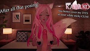 Catgirl Tit Fucks Master!