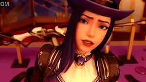 Hentai 3D Caitlyn Porn With Big Ass Girlfriend Lesbian Sex