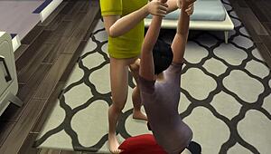 The Sims - Sucking Friend in 3D Cartoon Hentai