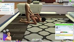 The Sims - Sucking Friend in 3D Cartoon Hentai