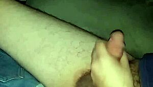 Jerking hard wishing someone would fill my butthole