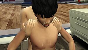 The Sims - Sucking Friend in 3D Cartoon Hentai