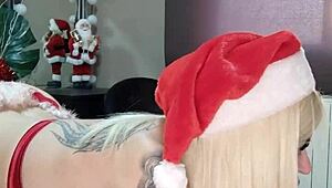 Fucking real pornstar Amanda X with her tattooed ass