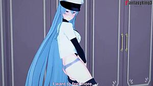Esdeath delivers intense POV fucking in Akame Ga Kill hentai