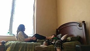 Trimmed Video of Office Whore Getting Cum on Feet