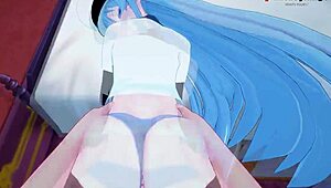 Esdeath delivers intense POV fucking in Akame Ga Kill hentai