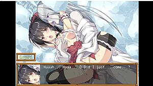 Divine Miko Koyori Part 2 Intense Game Action