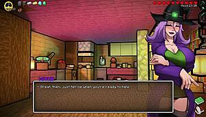 Trdo sesajo ob nevedni punci v hornycraftu!