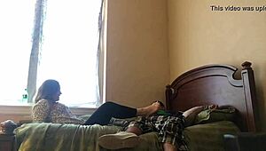 Trimmed Video of Office Whore Getting Cum on Feet