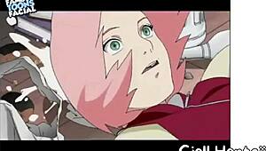 Naruto hentai adventure unfolds in animated style.