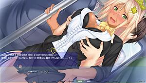 Asaka masturbating voyeur on train – want to see big tits and ass?