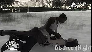 Hey, ever tried fucking Santa Claus in snowy Christmas chaos?