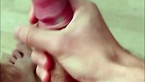 This young amateur starts her day with a sensual solo massage.