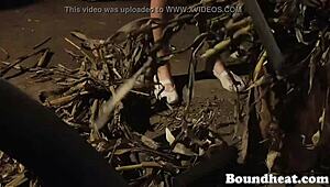 Naked Busty Lesbian Slaves Working Hard Under Strict European Mistress Orders