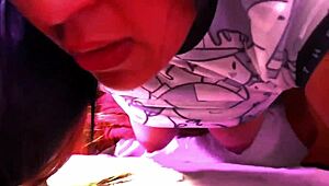 Damn, this petite prostitute shakes her ass so good! How does she handle that anal pounding?