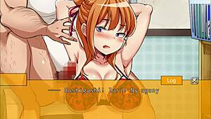 My girlfriend gets shared in this anime game, part 2 with eng sub.