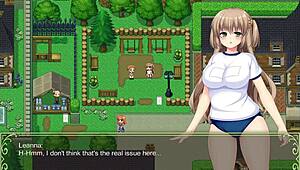 leanna's everyday life starts with some fun games and bondage