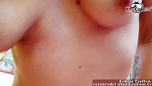 German Ugly Skinny Mature Housewife Tries Amateur Porn Casting