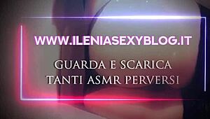 Italian woman begs for intense anal in asmr