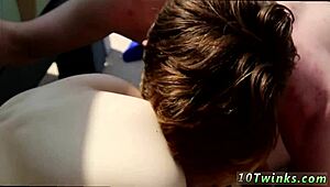 Man Delivers Intense Creampie In Gay Porn Scene With Hentai Elements And Male Masturbation.