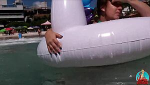 wanna join? my husband, my unicorn, and me get erotic on a public beach