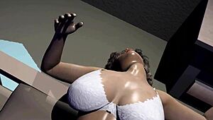 Deborah's sex scene remake with big tits and moaning