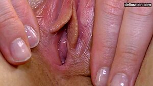 szilvia nagyarc masturbating on bed after hymen reveal