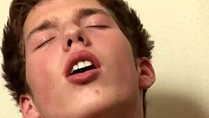 wanna see a twink bareback gangbang orgy with hot sucking?