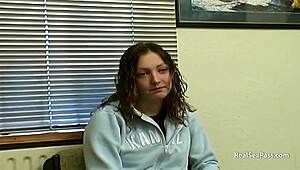 her first time in heels and stockings for british amateur casting