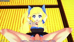 Hey, check out hentai POV feet with Powerpuff Girls Bubbles