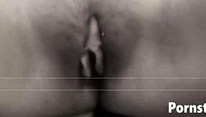 Teen Melissa Black stuffed by three hard cocks! 😲