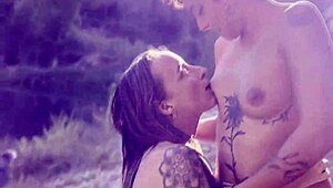 Ever seen Catalan girls kissing outdoors in real natural lesbian action? So hot!