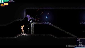 pawg loves big cock in hentai game