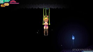 pawg loves big cock in hentai game