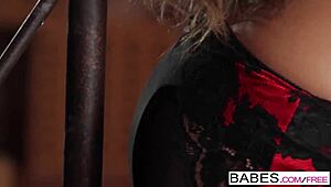 Blonde Nerd Teen with Glasses Gets Her Tight Ass Pounded by Hard Cock