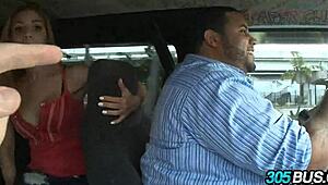 Can this cute 18-year-old Latina handle public action?