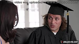 milf jaimie vine bangs stepson on graduation day in wild reality scene