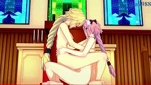 Jeanne D'Arc And Tamamo Intense Creampie Sex