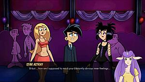 Danny Phantom Amity Park Redux with Goth Cheerleader Handjob Scene