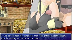 monster girl quest features femdom handjob