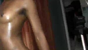 18yr Carmel Chocoalte Freak Gets Her Pussy Banged