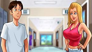 Desperate to Fuck Roxxe in Locker Room Summertime Saga