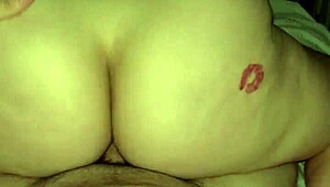 white girl with amazing ass rides dick reverse cowgirl then gets fucked bareback from behind before huge cumshot on perfect ass