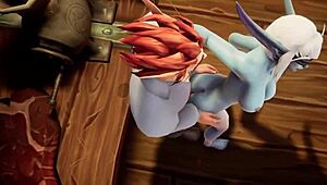 ELF FUCKS NIGHT ELF BLINDFOLDED IN KITCHEN WARCRAFT PORN