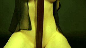 Wow, My Artistic Striptease And Pussy Rubbing With A Picture Frame!