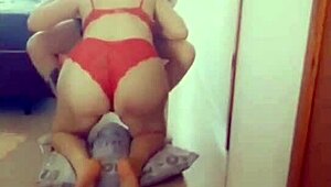 Latina feels intense pleasure during masturbation.