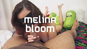 Look At This Latina Posing With Feet Up For Blowjob!