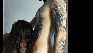 Latina feels intense pleasure during masturbation.