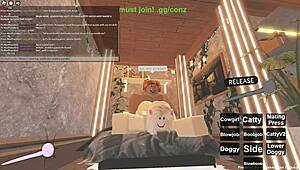 Exploring Roblox Content with a Cute Blonde in Focus