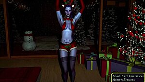 Widowmaker assassin dances emotionally on christmas